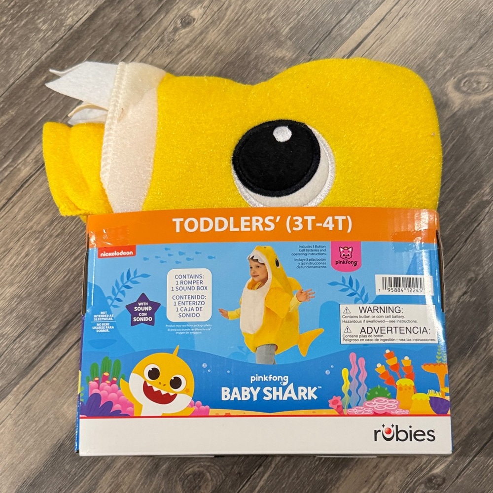 Baby Shark pinkfong costume with sound